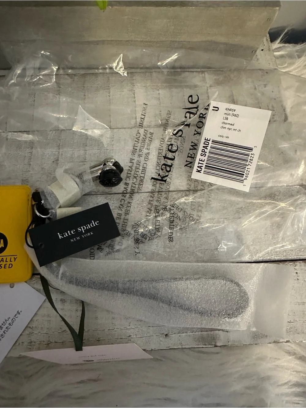 Nwt Kate spade NYC metro card bag charm
